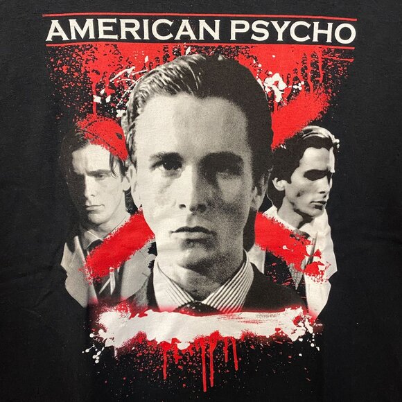 American Psycho Trio Horror Movie T-Shirt Size XL - Picture 2 of 4